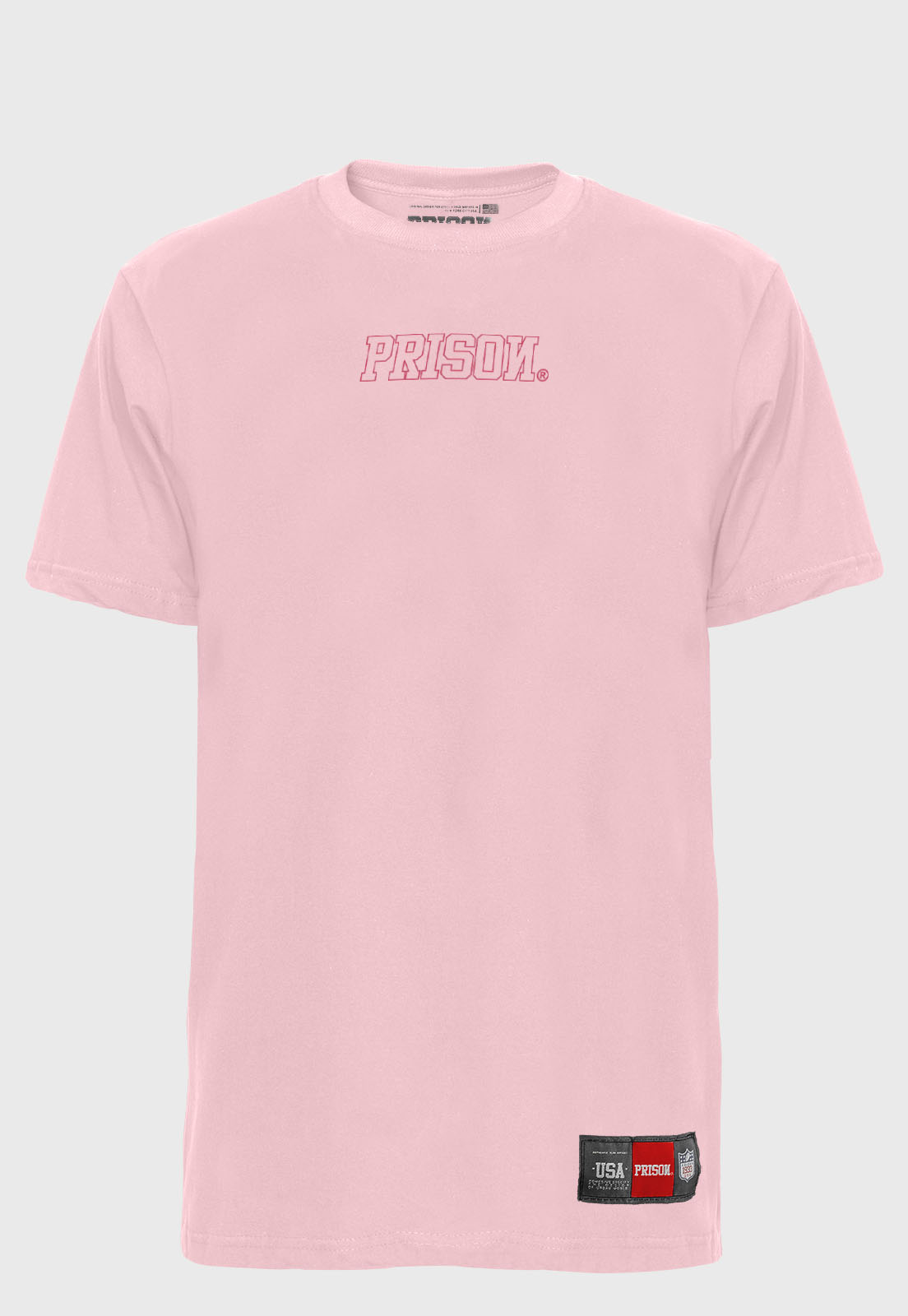 Camiseta Streetwear Prison Logo Pink