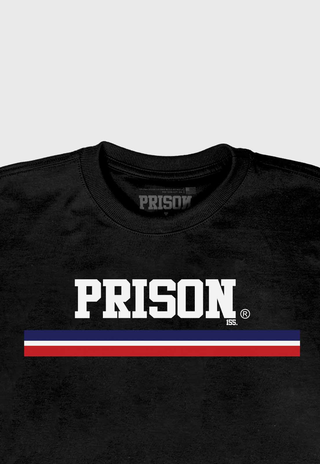 Camiseta Streetwear Prison Logo tricolor line