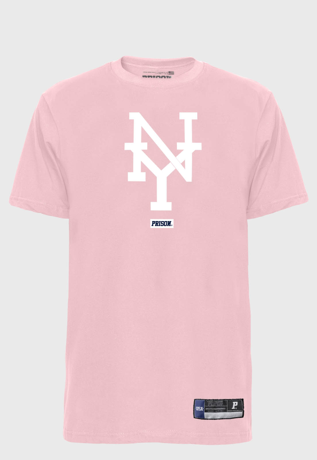 Camiseta Streetwear Prison NY PINK