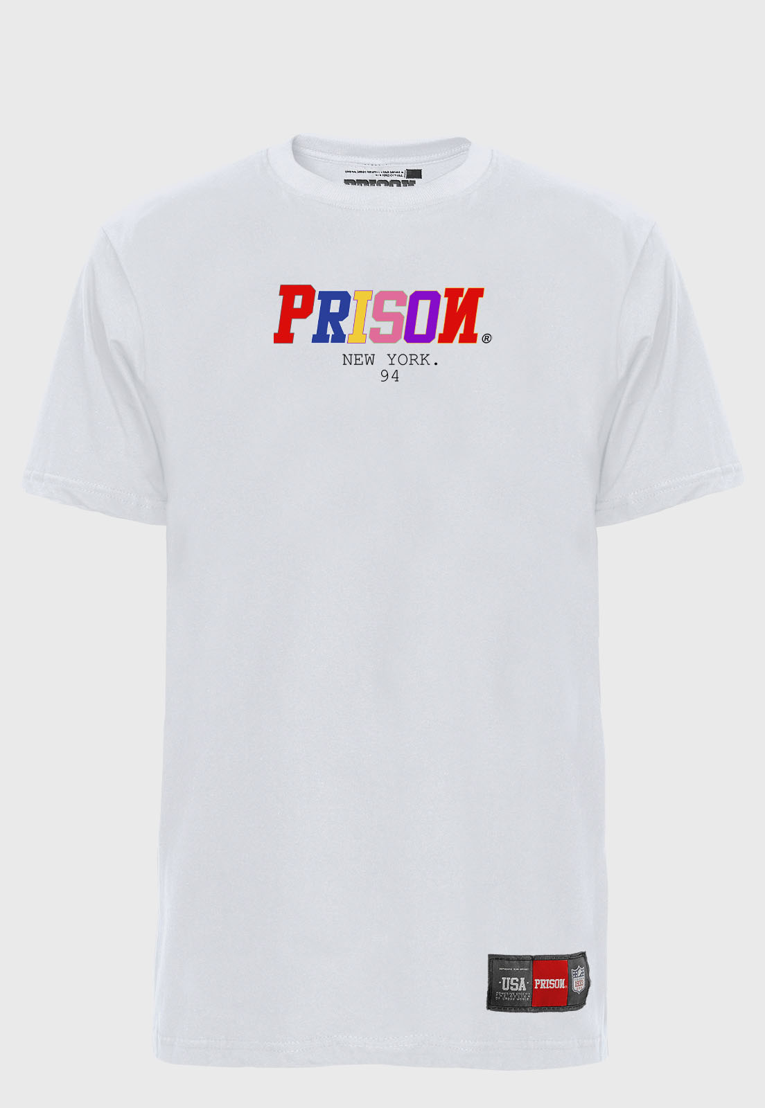 Camiseta Streetwear White Prison New York 94
