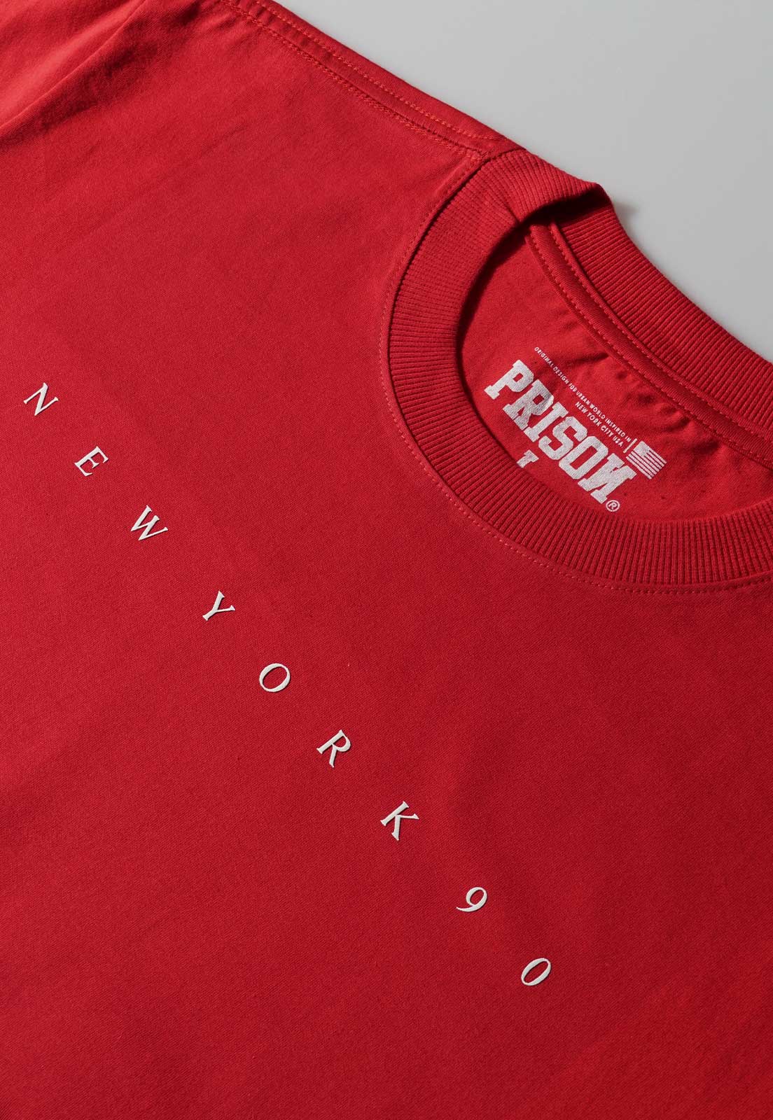 Camiseta Streetwear Prison New York Red
