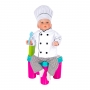 Dólmã Baby Mini Chef de Cozinha com Chapéu Mestre Cuca - Wp Connect