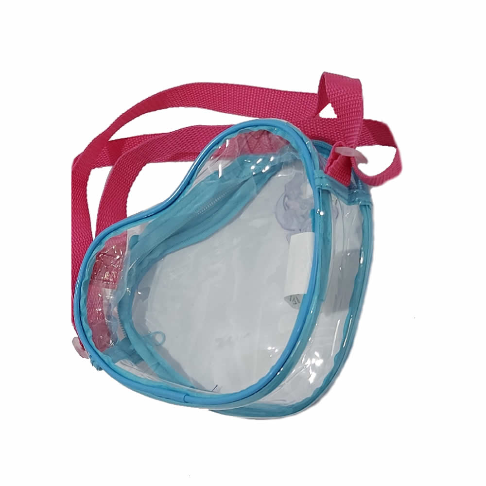 Bolsa Feminina Infantil Transversal Kit de Beleza Clio Azul