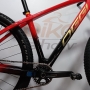 Bicicleta OGGI Agile Sport Carbon 2021 - 12v Shimano Deore - Suspensão Manitou Markhor - Vermelho/Preto
