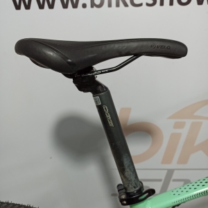 Bicicleta SEMINOVA OGGI 7.0 aro 29 2021 - 18V Shimano Altus - Freio Shimano Hidráulico - Verde Blue/Preto