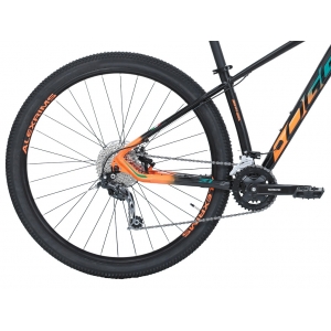 Bicicleta OGGI Big Wheel 7.1 2022 - 18v Shimano Alívio/Deore - Freio NUTT ou LOGAN Hidráulico - Preto/Laranja/Verde