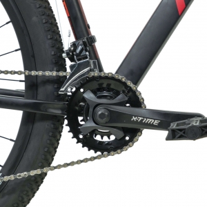 Bicicleta RAVA Pressure aro 29 2021 - 20v X-Time - Freio a Disco Hidráulico - Preto/Vermelho - MELHOR CUSTO BENEFÍCIO