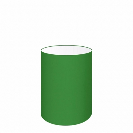 Cúpula em Tecido Cilindrica Abajur Luminária Cp-4012 18x25cm Verde Folha