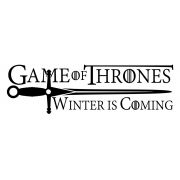 Adesivo Game of Thrones - Winter is Coming