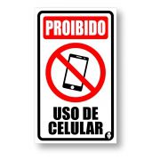 Placa Proibido Uso de Celular