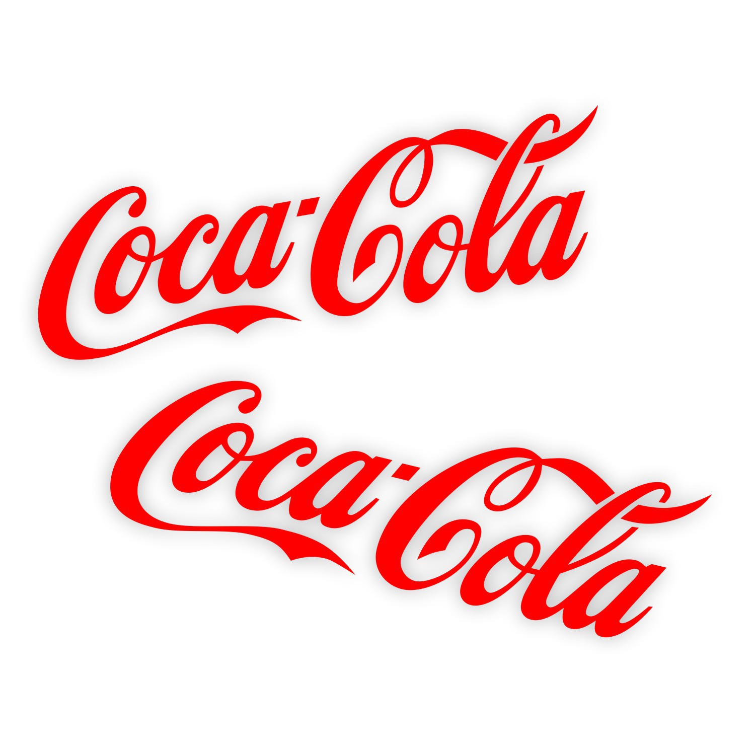 Adesivo Coca Cola - 2 unidades 