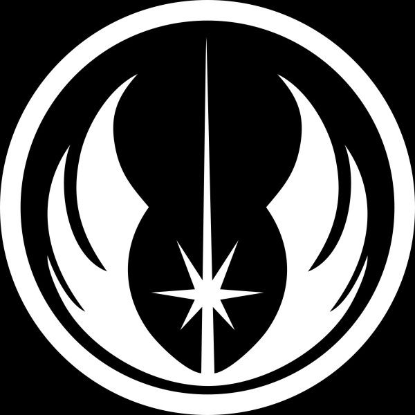 Adesivo Star Wars Ordem Jedi 12cm - Várias Cores