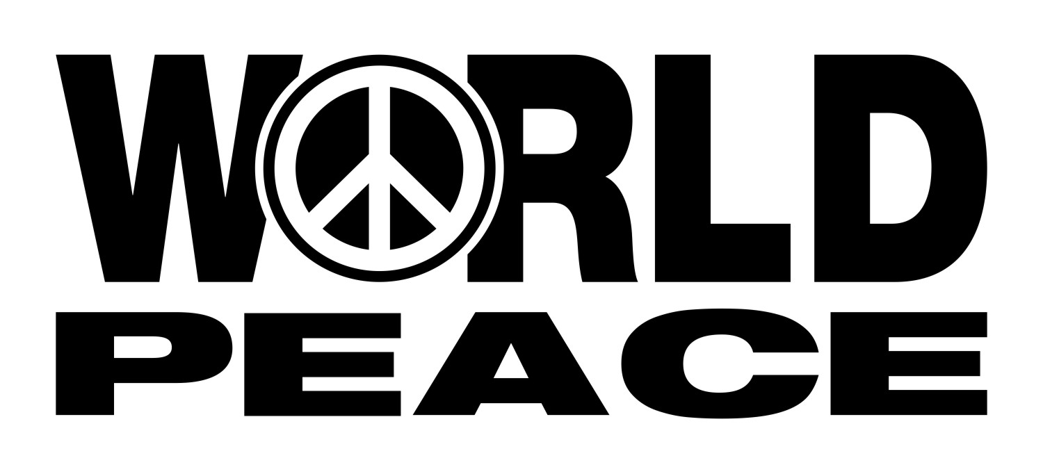 Adesivo World Peace - Paz no mundo - Recortado Várias Cores