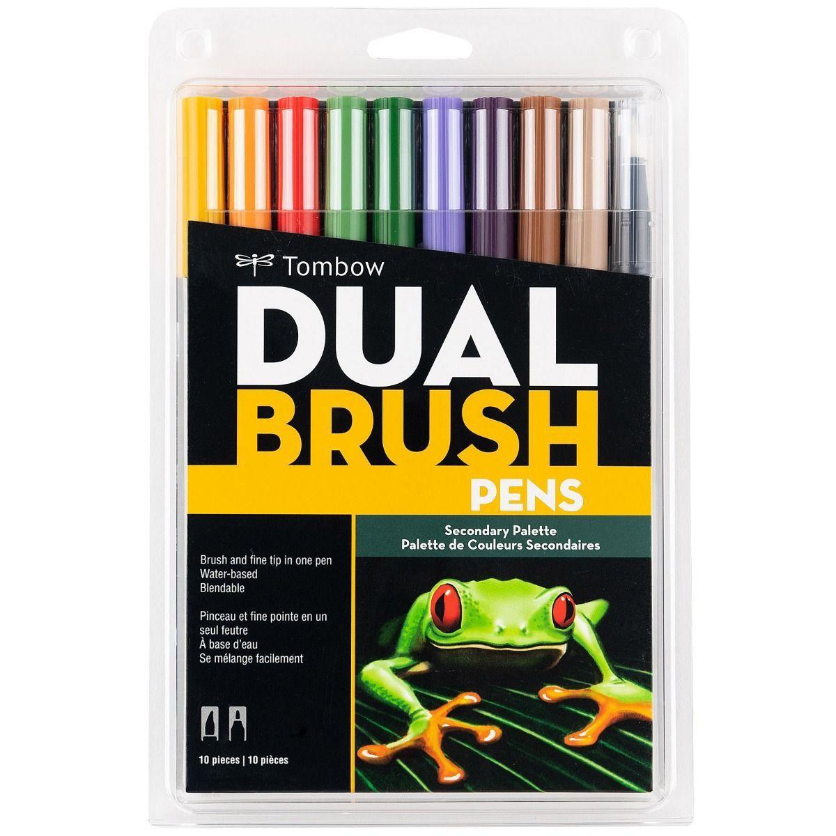 Canetas Dual Brush Tombow Kit c/10 canetas - Secundárias