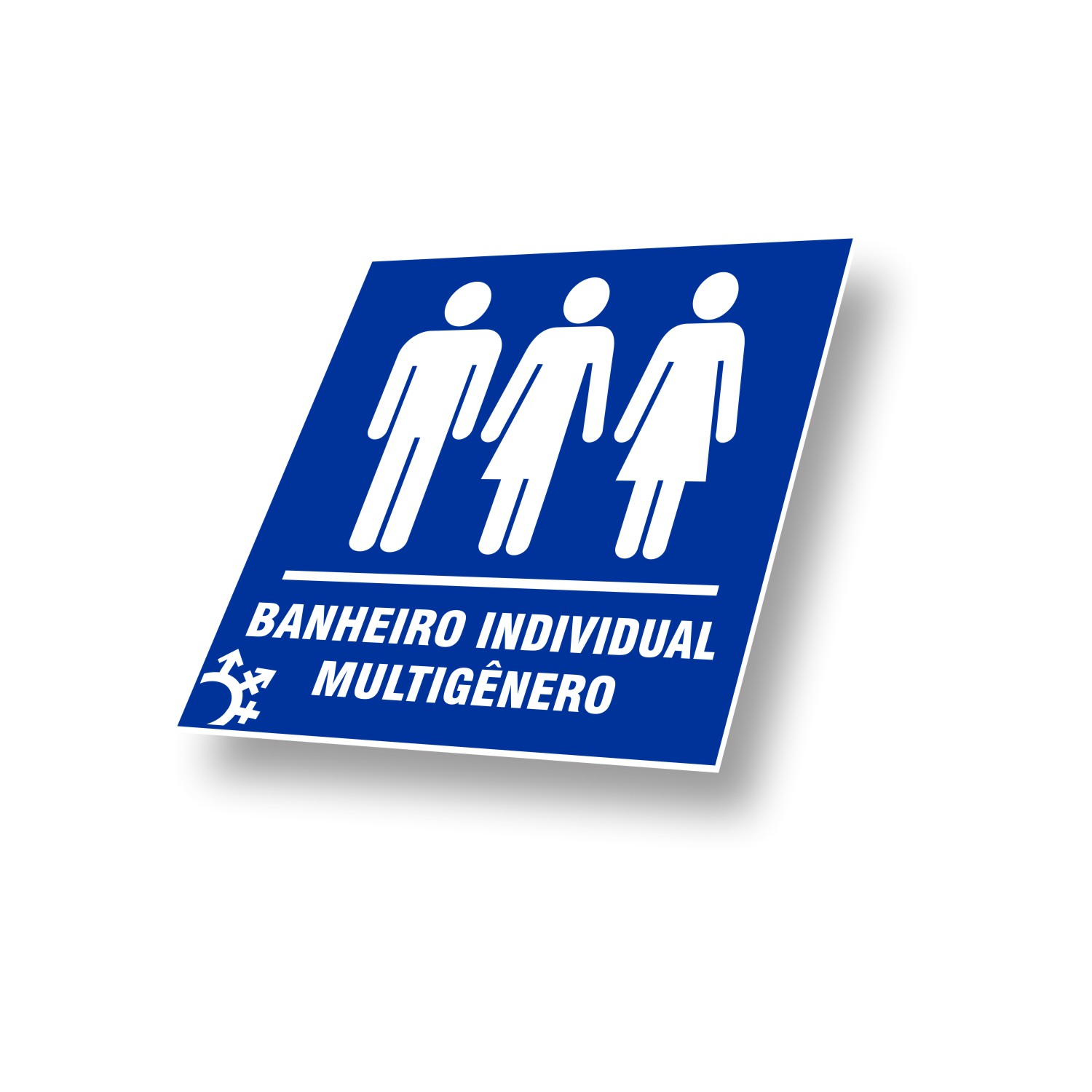 Placa Banheiro Individual - Multigênero