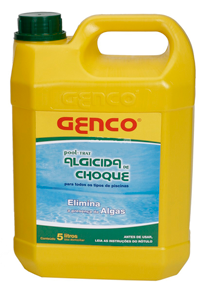 Algicida de Choque Pool Trat Genco 5 Litros