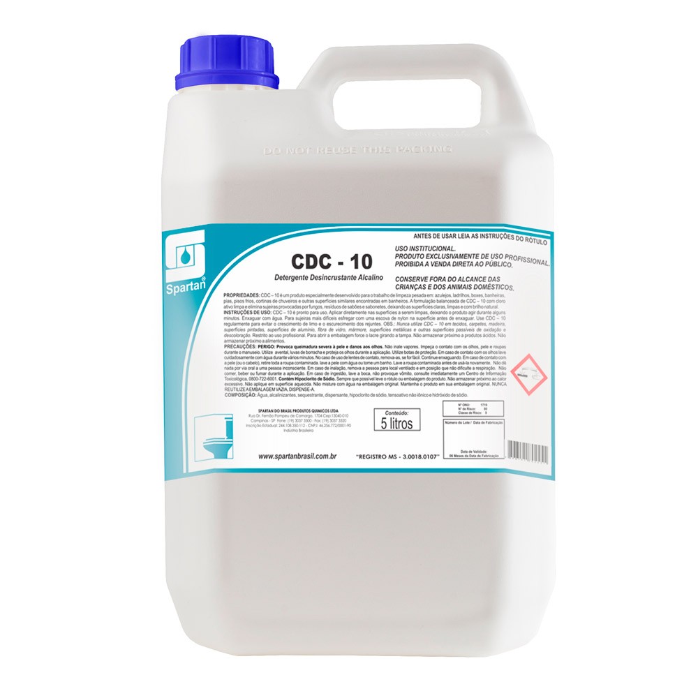Detergente Clorado CDC-10  5 Litros