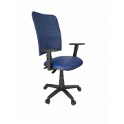 Cadeira Gerente Jupter Tela Back System com Braço Regulável Azul