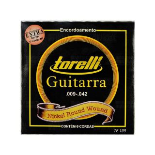 Encordoamento Para Guitarra Torelli Te109 009