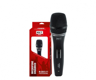 Microfone Mxt M235 541114 Chave C/Cabo Preto