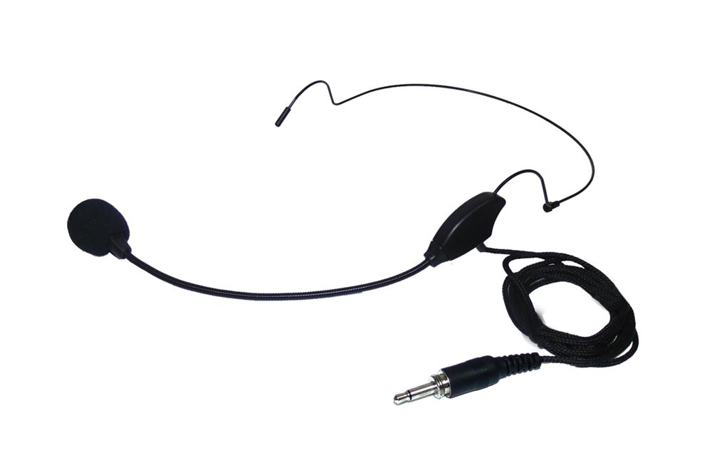 Microfone Lyco UH01HLI UHF 1 Frequência S/Fio Headset Cabeça Lapela Transmissor ,
