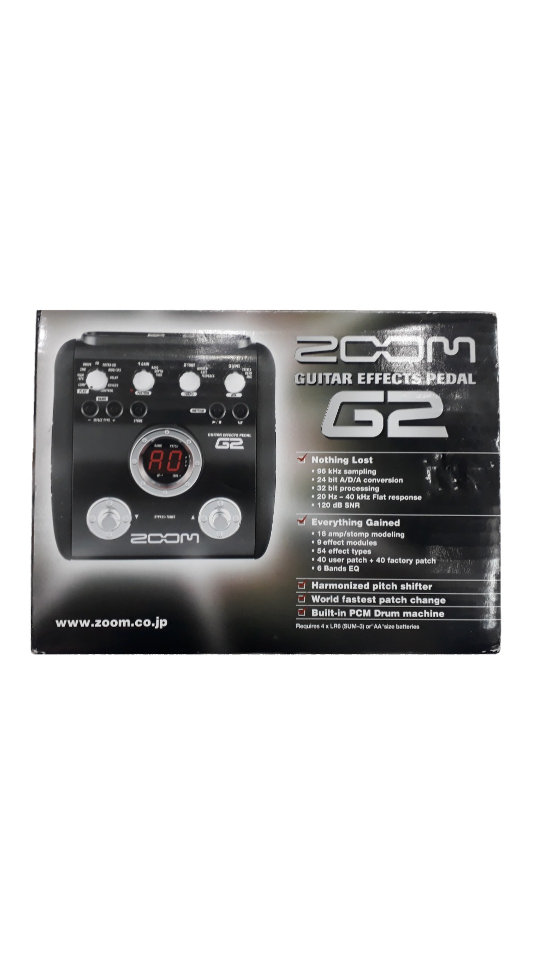 PEDALEIRA ZOOM G2 /! IMPORT