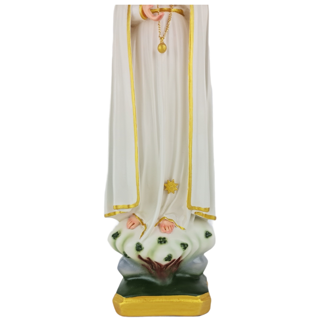 Imagem Escultura Nossa Senhora de Fátima Imaculado Coração -  40cm
