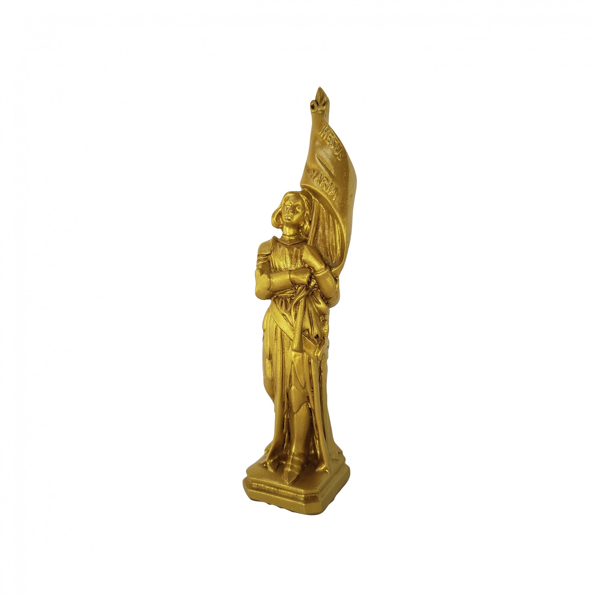 Imagem Santa Joana D'Arc  Dourada