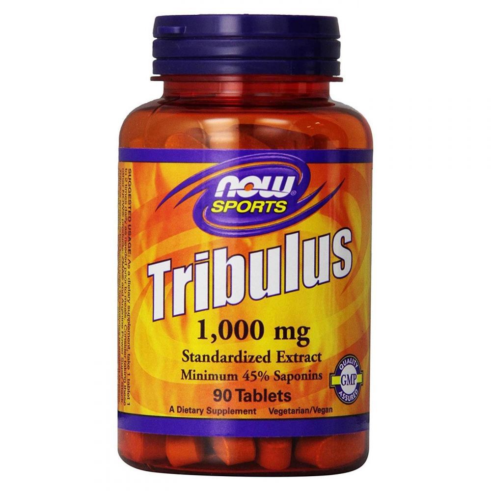 Tribulus 45% saponins 1,000mg (90 tablets)  NOW  - Nature Net
