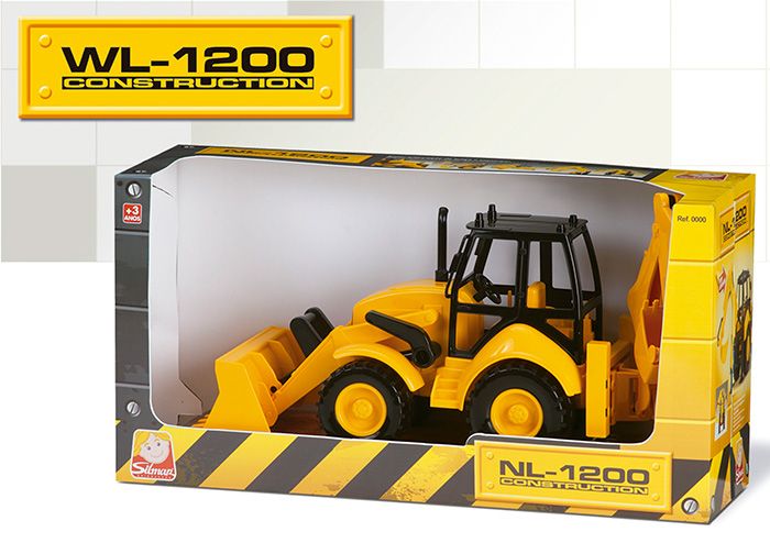 Brinquedo Retroescavadeira WL1200 Construction 6810 Silmar