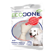 Ecobone - Osso Nó Natural Vegano 4/5 para Cães (1 unidade)