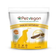 Snacks Naturais Assados Veganos sabor Maracujá & Camomila para Cães - Pet Vegan (150g)
