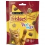 Petiscos Friskies Party Mix Sabor Cordeiro, Carne Suína e Carne para Gatos Adultos - Nestlé Purina (40 g)