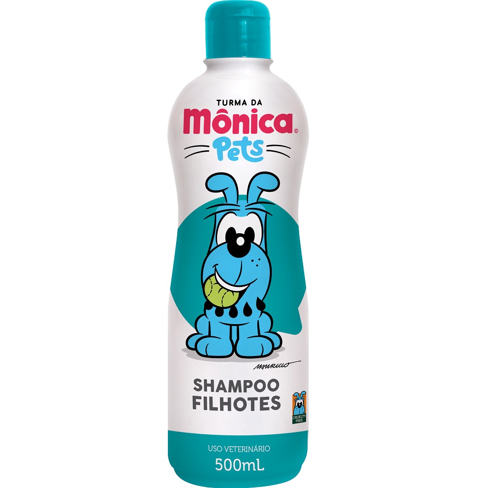 Shampoo Filhotes Turma da Mônica Pets para Cães e Gatos (500 ml) - Total Química