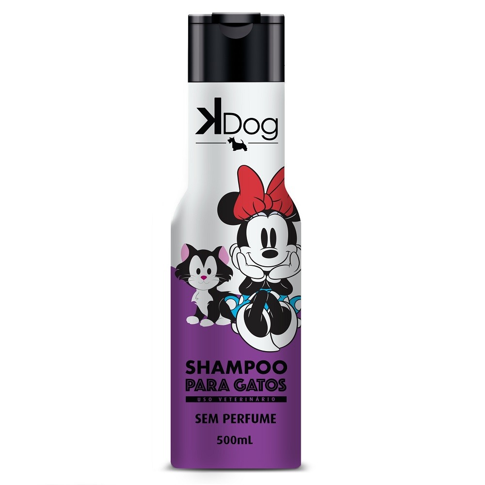 Shampoo Sem Perfume K Dog Mickey e Amigos para Gatos (500ml)  - Total Química