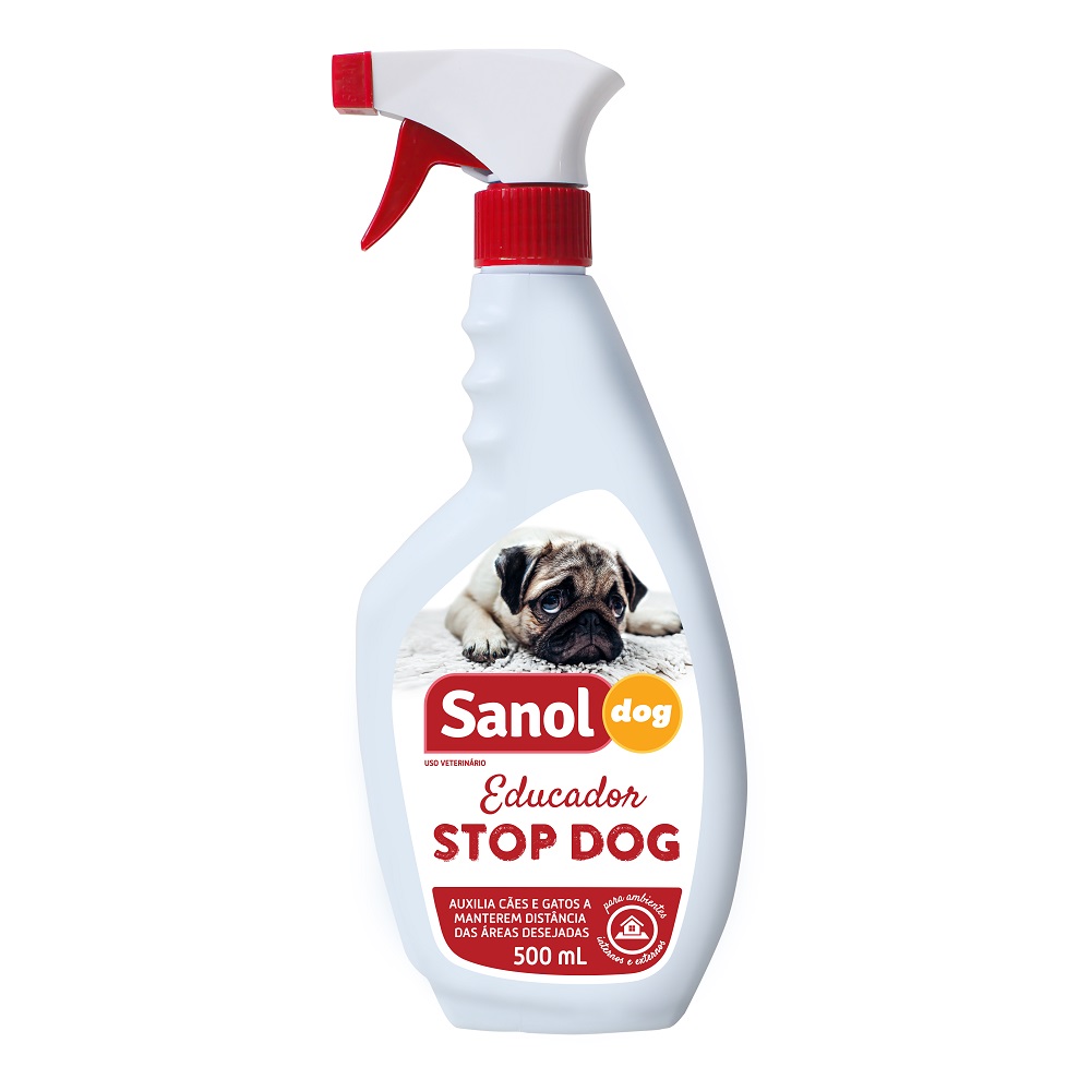 Stop Dog Educador Sanol Dog para Cães e Gatos (500 ml) - Total Química