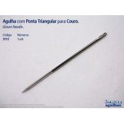 Agulha para Couro com Ponta Triangular número 4 (43,0mm x 0,94mm). Agulha Glover Needle 4.