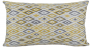 Capa almofada LYON Veludo estampado Losangos Amarelo 30x50cm