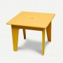 Mesinha Infantil Amarela em Laca Modelo Arco Design Assinado Caixotin