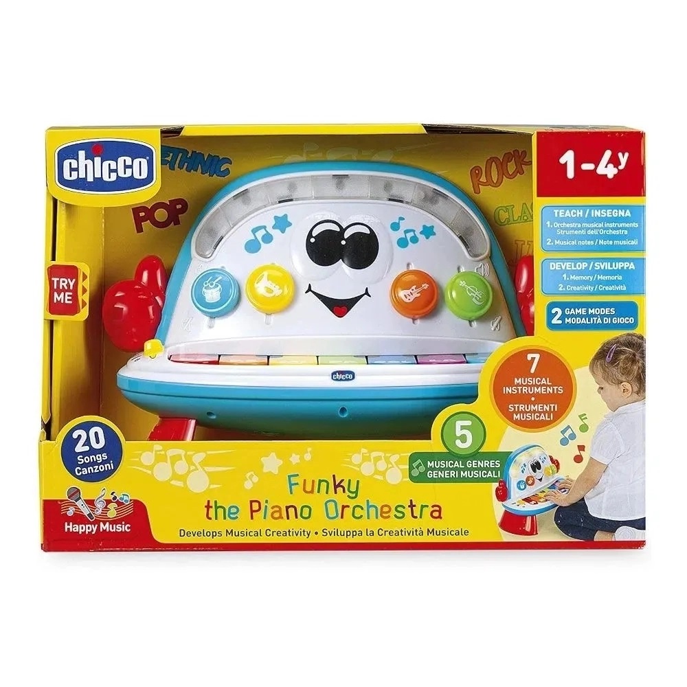 PIANO INFANTIL FUNKY ORQUESTRA MUSICAL - CHICCO