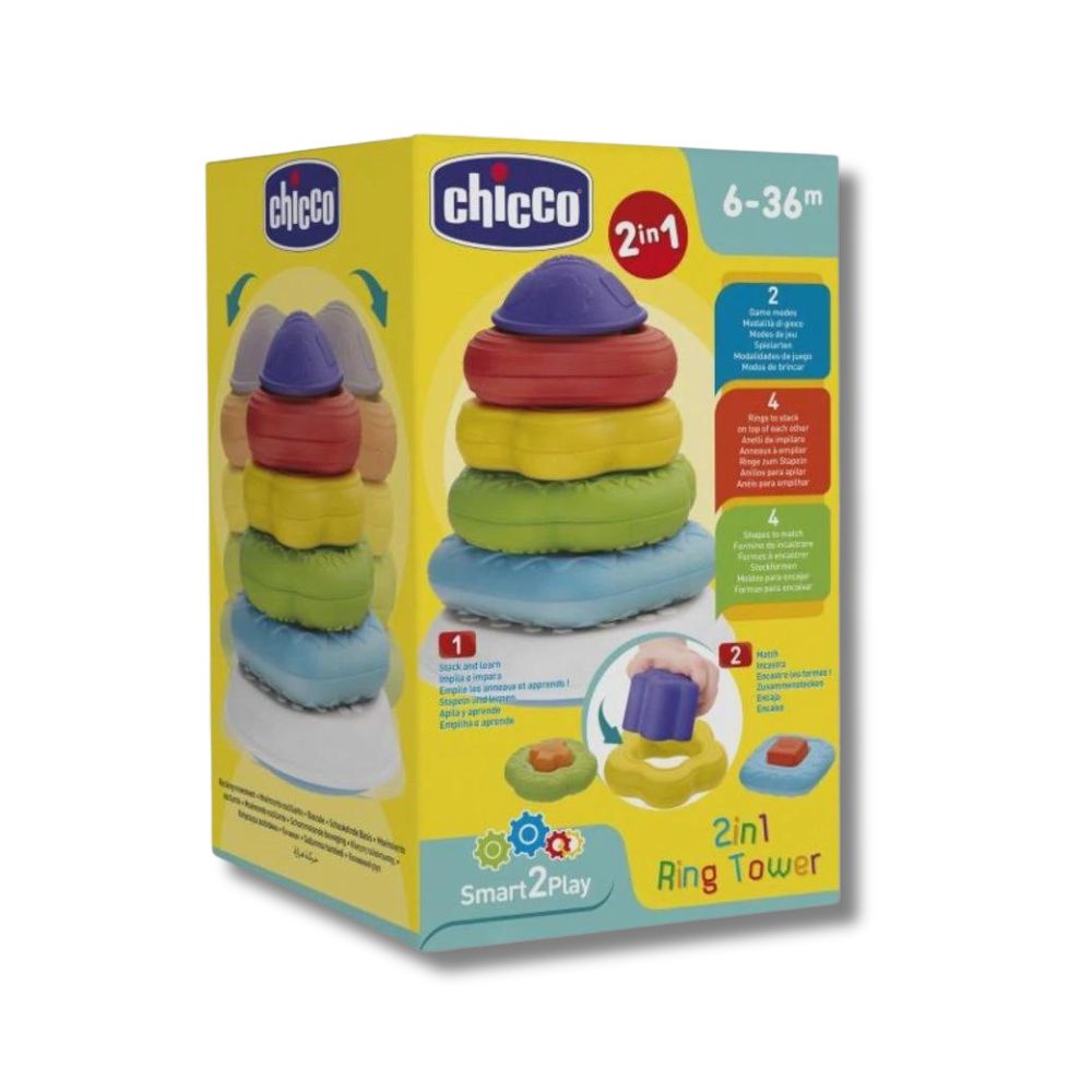 Torre Dos Aneis Smart2Play - Chicco