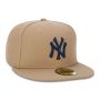 Boné New Era Fechado 59fifty New York Yankees Khaki - Mbi22bon141