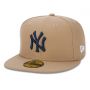 Boné New Era Fechado 59fifty New York Yankees Khaki - Mbi22bon141