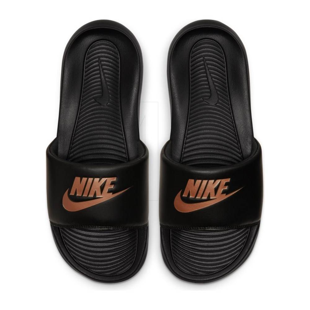 Chinelo Slide Nike Victori Preto / Bronze - Cn9677001