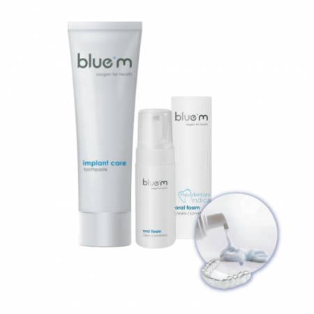 Bluem | Kit Alinhador Dental | Espuma 50ml + Creme dental 75ml