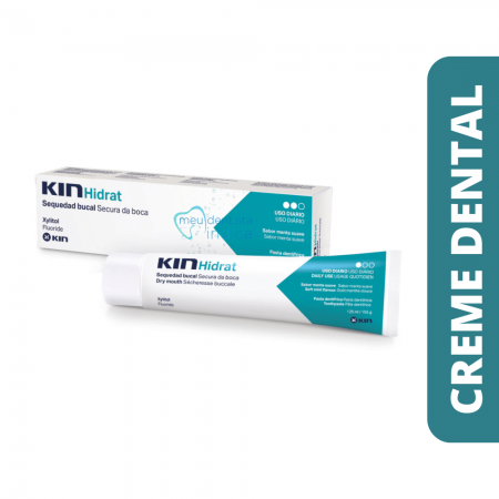 Kin Hidrat Creme Dental 155g | p/ Boca Seca | KIN