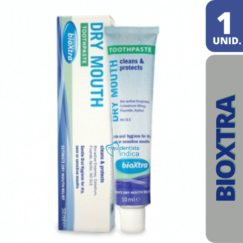 Bioxtra | Dry Mouth | Creme Dental 50ml | Alívio Boca Seca