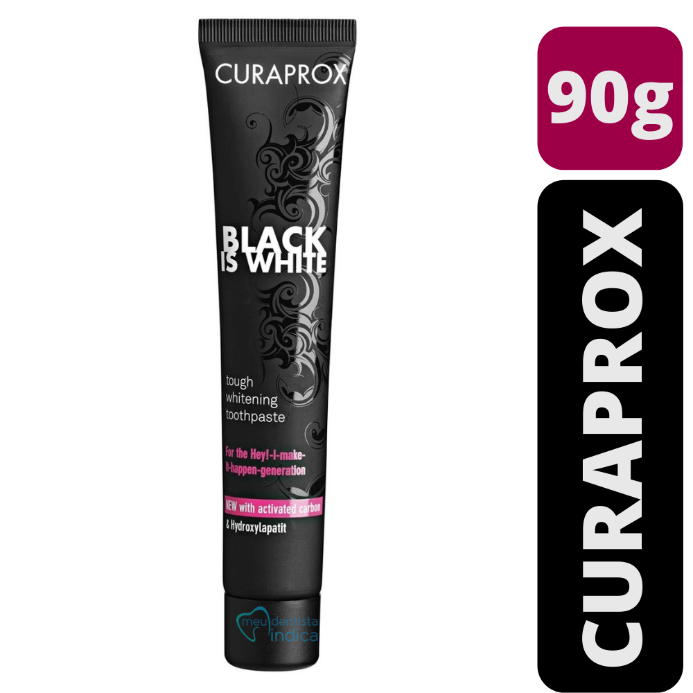 Creme Dental Curaprox - Black  is White 90g