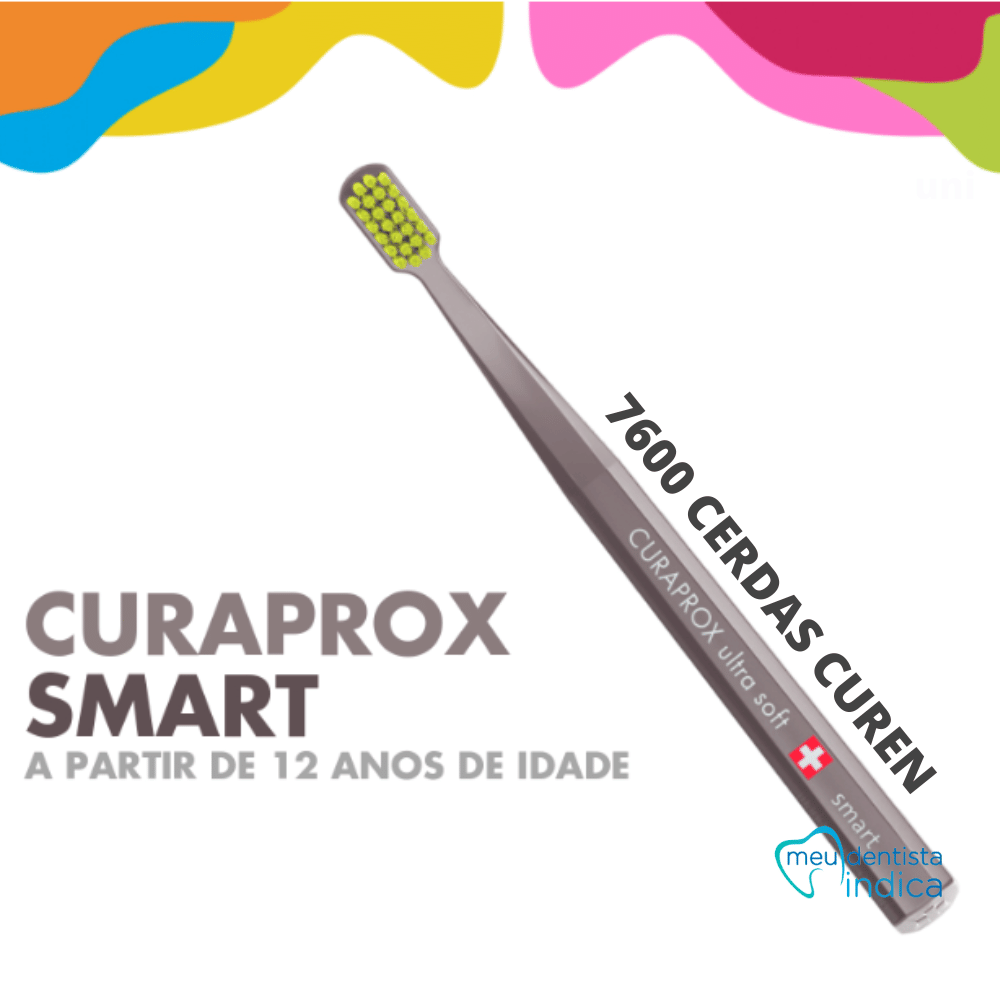 Escova Dental Curaprox SMART | 7600 Cerdas UltraMacias | 1 unidade
