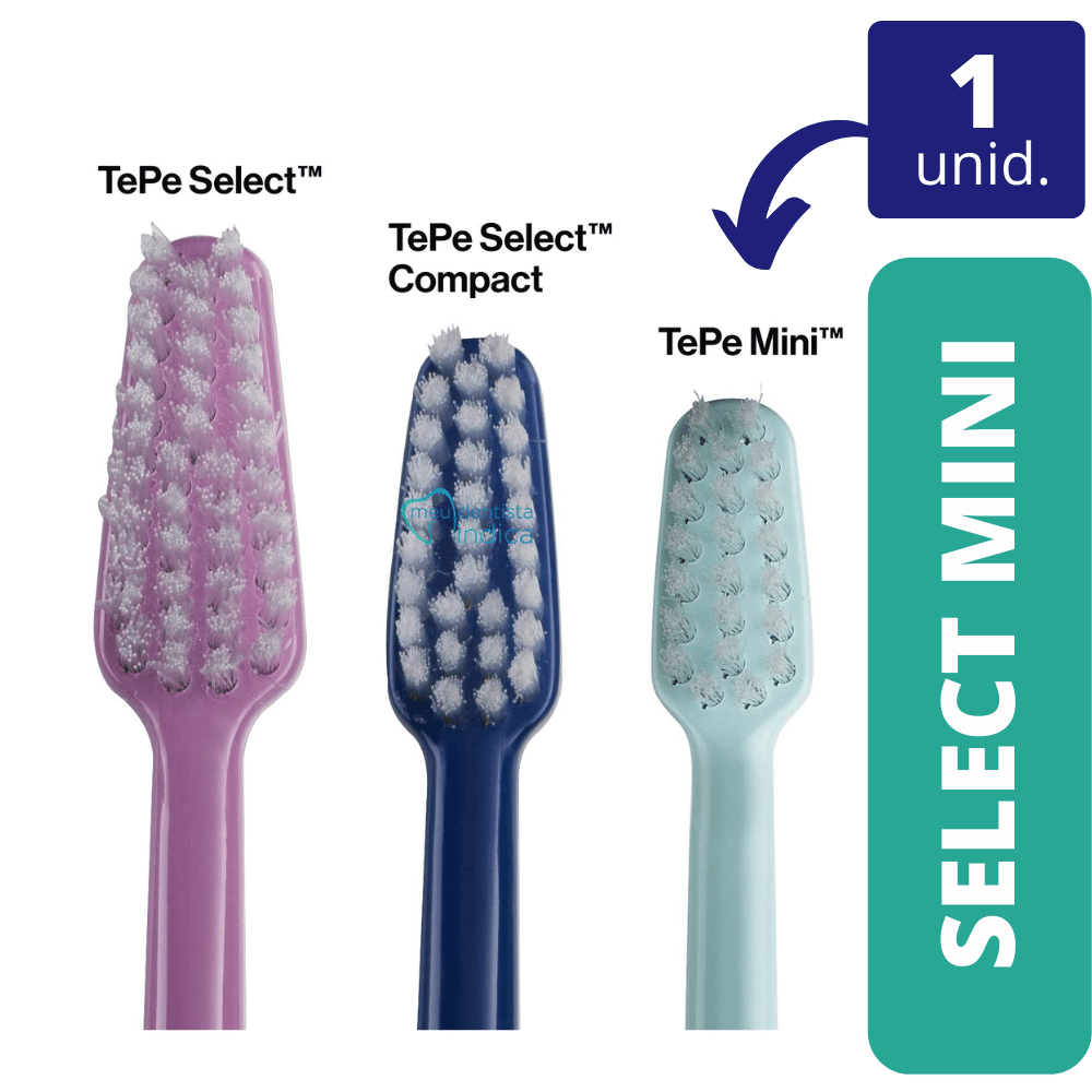 Escova Dental Infantil Select Mini | Extra Macia | 0 a 3 anos | Tepe